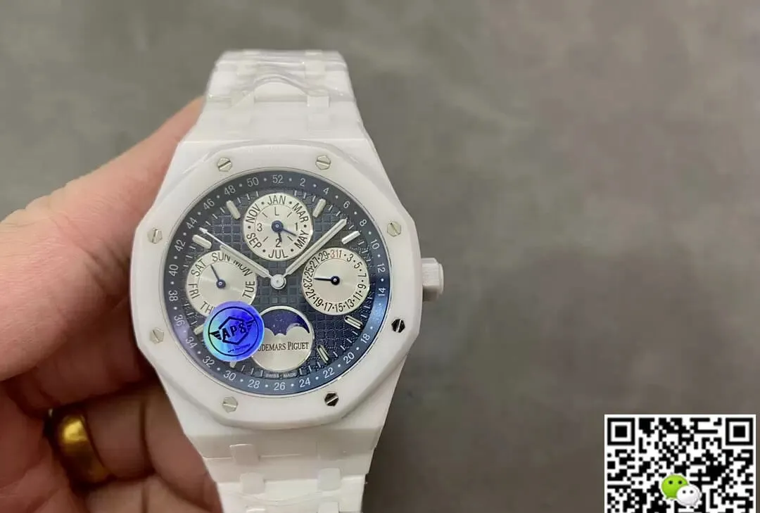 Audemars Piguet Royal Oak 26579CB.OO.1225CB.01 APS Factory V3 1:1 Best Edition Replica Watch White Case